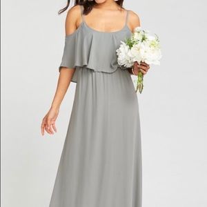Show Me Your Mumu Gray Bridesmaid Dress